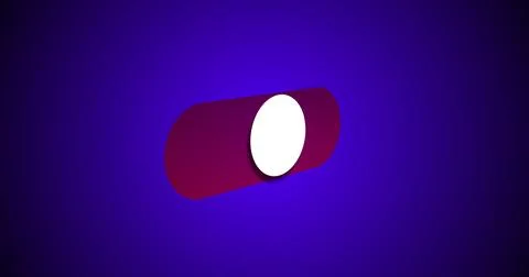 3D abstract illustration switch turns on and turns off button in high resol.. Stock Illustration
