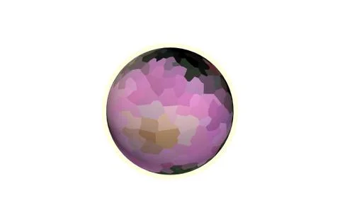 3D abstract image of planet Earth - globe. Stock Illustration