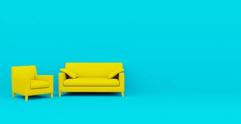 3d Abstract interior. Interior template. Stock-Illustration