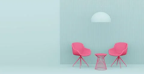 3d Abstract interior. Interior template. Stockillustratie