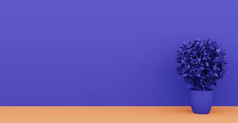 3d Abstract interior. Interior template. Illustrazione stock