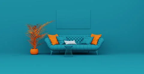 3d Abstract interior. Interior template. 스톡 일러스트