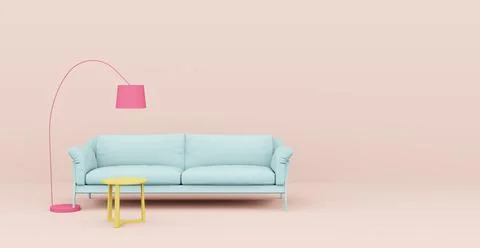 3d Abstract interior. Interior template. 스톡 일러스트