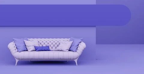 3d Abstract interior. Interior template. Stockillustratie