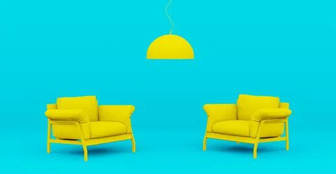 3d Abstract interior. Interior template. 스톡 일러스트