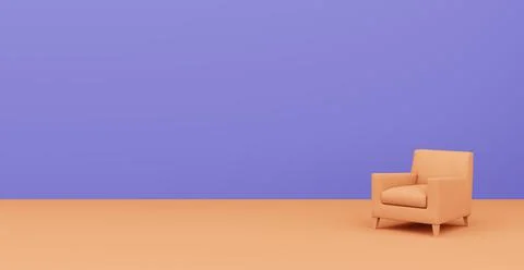 3d Abstract interior. Interior template. Stock-Illustration