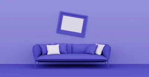 3d Abstract interior. Interior template. Illustrazione stock