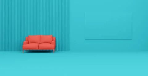 3d Abstract interior. Interior template. Stockillustratie