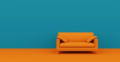 3d Abstract interior. Interior template. Stockillustratie