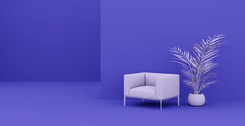 3d Abstract interior. Interior template. 스톡 일러스트