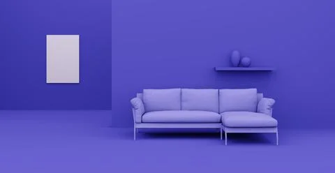 3d Abstract interior. Interior template. 스톡 일러스트