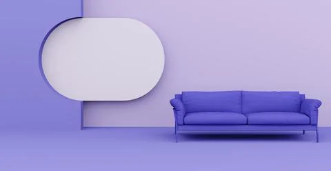 3d Abstract interior. Interior template. 스톡 일러스트