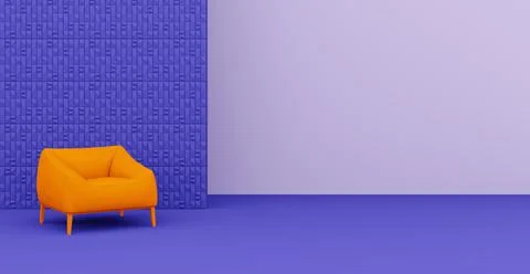 3d Abstract interior. Interior template. 스톡 일러스트