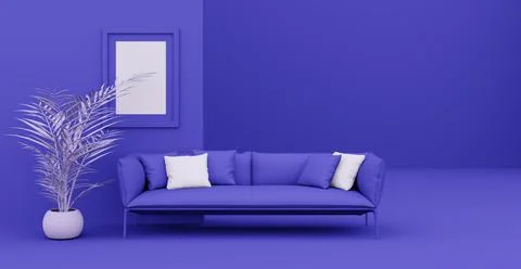 3d Abstract interior. Interior template. 스톡 일러스트