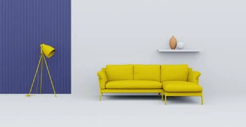3d Abstract interior. Interior template. 스톡 일러스트