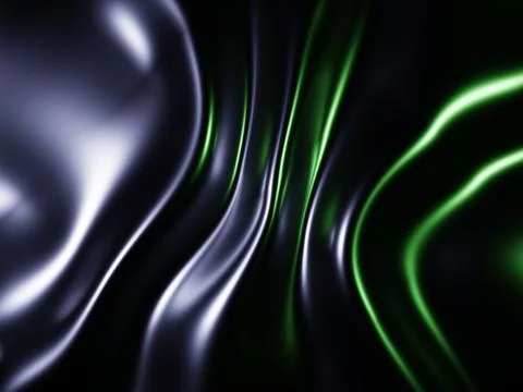 3d abstract iridescent wavy texture background. neon holographic fluid dist.. イラスト素材