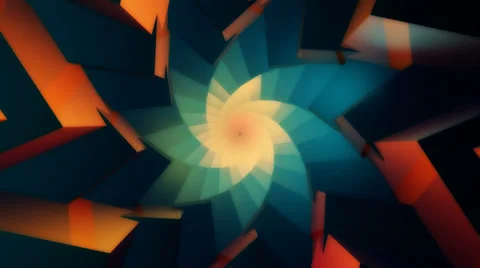 3D abstract kaleidoscope Stock Footage 32426261