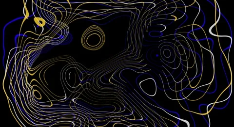 3D Abstract Landscape Topography View, Stock Footage 315583824