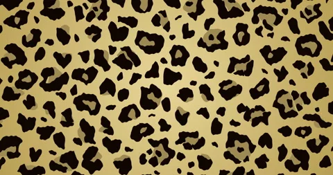 3d abstract leopard animated print. Stock Footage 131338455