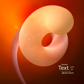 3d abstract line, background banner. Stock Illustration