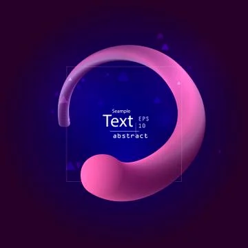 3d abstract line, background banner. Stock Illustration