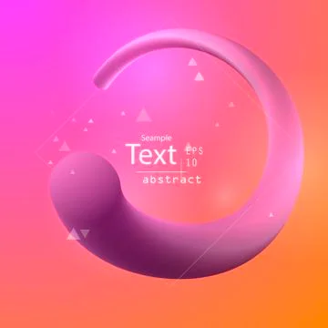 3d abstract line, background banner. Stock Illustration