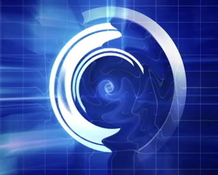 3D Abstract Liquid Centre Loop Stock Footage 8944954