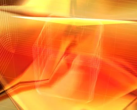 3D Abstract Lost Cube Loop Stock Footage 8944990