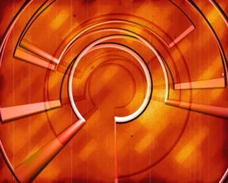3D Abstract Metallic Orange Peel Loop Vídeo Stock 8944967