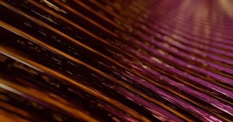3D Abstract Metallic Reflection -  Industrial Technology Background Stockillustratie