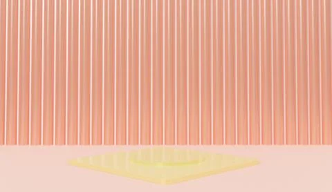 3d abstract minimal geometric forms. Glossy luxury podium for your design. Pa Stock Illustration