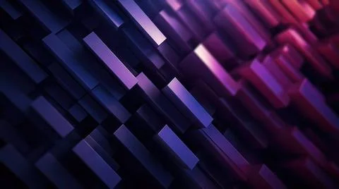 3D Abstract Modern Background 3D Abstract Modern Background with Purple Bl... Stock Photos