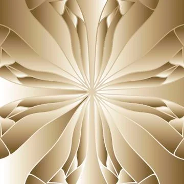 3d abstract modern vector seamless pattern. Floral patterned ornamental amazing Stock Illustration