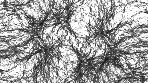 3D Abstract moving black and white wave like design. Stock Footage 230040754