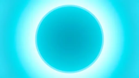 3d abstract multicolored pulsating circles Stock Footage 214059219