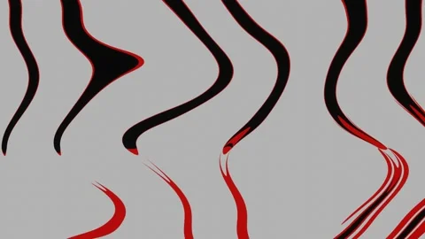 3d abstract multicolored pulsating curved lines Stock Footage 219267878
