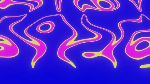3d abstract multicolored pulsating curved lines Stock Footage 219267886