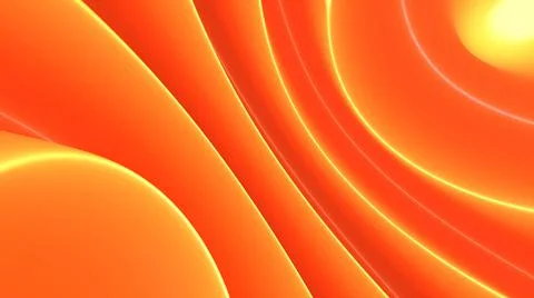 3D Abstract orange shining wave pattern, 3D Render, 3D Illustration Stock Illustration