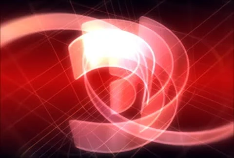 3D Abstract Orbiting Bands Loop Stock Footage 8943914