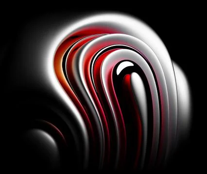 3d abstract organic background Stock Illustration