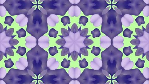 3d abstract ornate decorative background. Hypnotic trendy kaleidoscope. Stock Footage 119566613