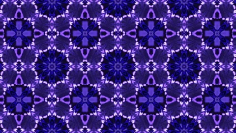 3d abstract ornate decorative background. Hypnotic trendy kaleidoscope. Stock Footage 119645749