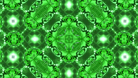 3d abstract ornate decorative background. Hypnotic trendy kaleidoscope. Stock Footage 119647344