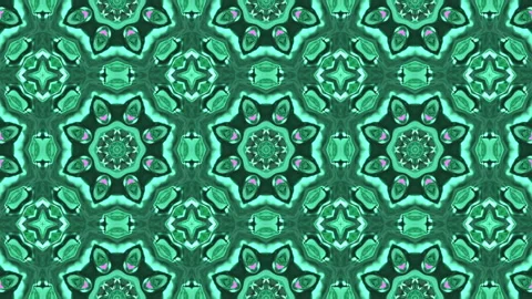 3d abstract ornate decorative background. Hypnotic trendy kaleidoscope. Stock Footage 119649031