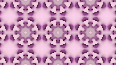 3d abstract ornate decorative background. Hypnotic trendy kaleidoscope. Stock Footage 119693262