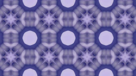 3d abstract ornate decorative background. Hypnotic trendy kaleidoscope. Stock Footage 119769922