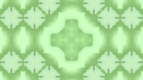 3d abstract ornate decorative background. Hypnotic trendy kaleidoscope. Stock Footage 119770353