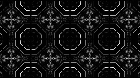 3d abstract ornate decorative background. Hypnotic trendy kaleidoscope. Stock Footage 120699196