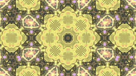 3d abstract ornate decorative background. Hypnotic trendy kaleidoscope. Video stock 120739448