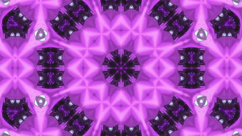 3d abstract ornate decorative background. Hypnotic trendy kaleidoscope. Stock Footage 120740215